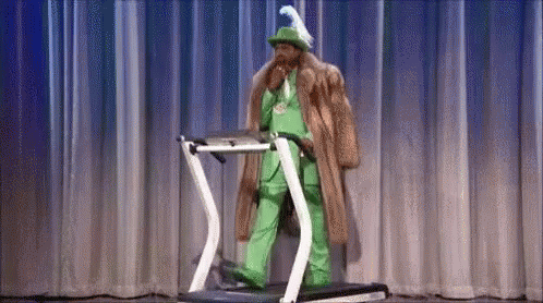 Man Pimp Walk In Treadmill GIF