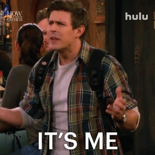 Man Plaid Shirt Says It's Me Hulu Ad