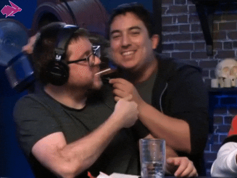 Man Play Like A Champion With Smug Face GIF