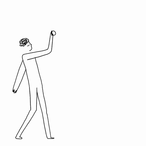 Man Playing Ball Things That Bounce GIF