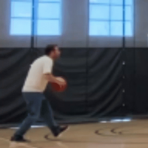 Man Playing Basketball GIF