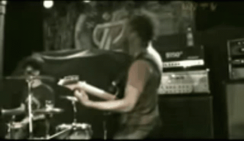 Man Playing Drum Set GIF