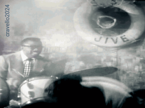 Man Playing Drums in Front of Jive Preserver