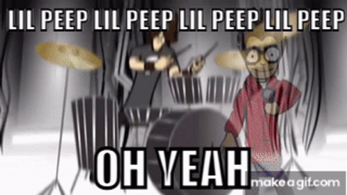 Man Playing Drums Saying Oh Yeah GIF