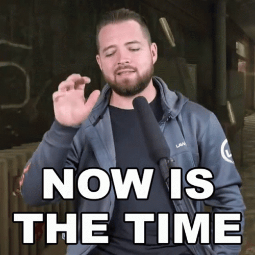 Man Playing Game It Is Time GIF