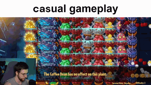 Man Playing Game With Casual Gameplay GIF