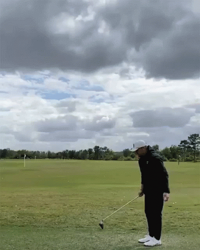 Man Playing Golf