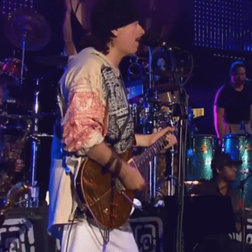 Man Playing Guitar And Singing GIF