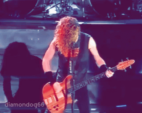 Man Playing Guitar and Singing Into Microphone diamonddog66
