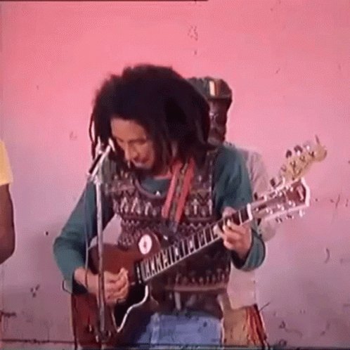 Man Playing Guitar And Singing GIF