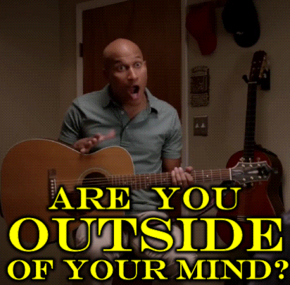 Man Playing Guitar Are You Outside Your Mind GIF