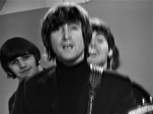 Man Playing Guitar Black White Photo Two Men GIF