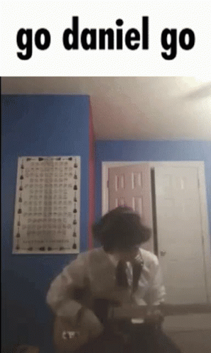 Man Playing Guitar Go Daniel Go