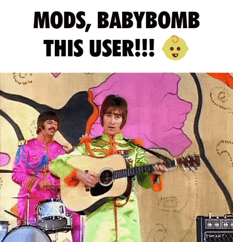 Man Playing Guitar Mods Babybomb This User GIF