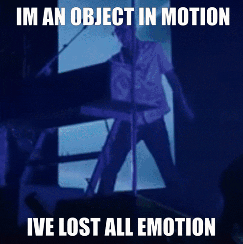 Man Playing Keyboard Im An Object In Motion