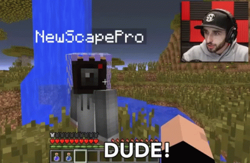 Man Playing Minecraft Suh Dude GIF