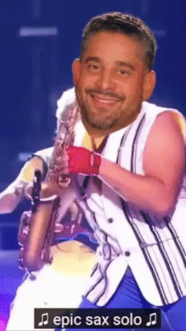 Man Playing Saxophone Epic Sax Solo