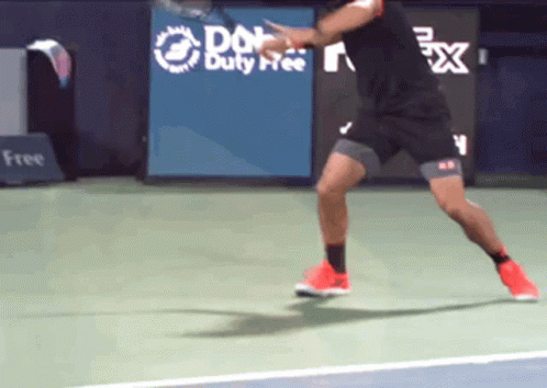 Man Playing Tennis Duty Free