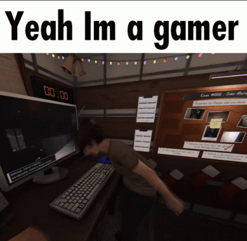 Man Playing Video Game Saying Yeah Im A Gamer GIF