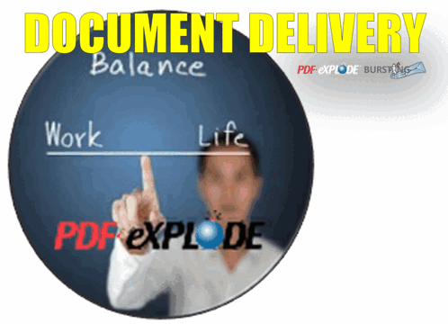 Man Pointing At Balance On Blue Board GIF