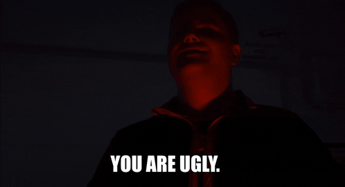 Man Pointing at Camera Saying You Are Ugly