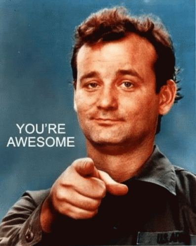 Man Pointing At Camera Saying You're Awesome GIF