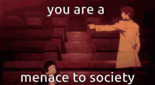 Man Pointing at Child You Are a Menace to Society