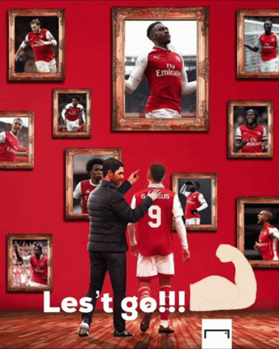Man Pointing at Soccer Player Number 9