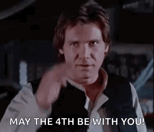 Man Pointing Saying May The 4Th GIF