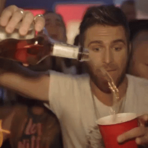 Man Pour Alcohol Drink GIF