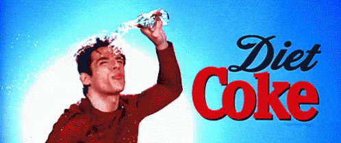 Man Pouring Diet Coke