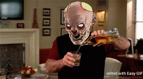 Man Pouring Drink Edited With Easy GIF