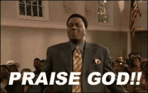 Man Praise God Amen GIF
