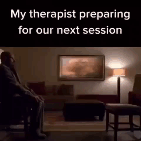 Man Preparing for Next Session