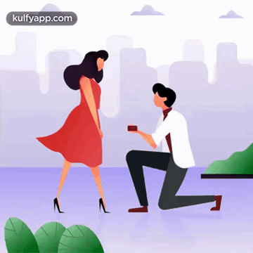 Man Proposing to Woman