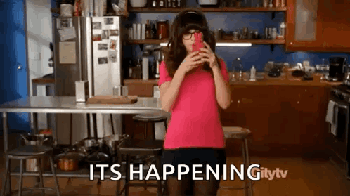 Man Proposing to Woman Pink Dress Netflix Logo