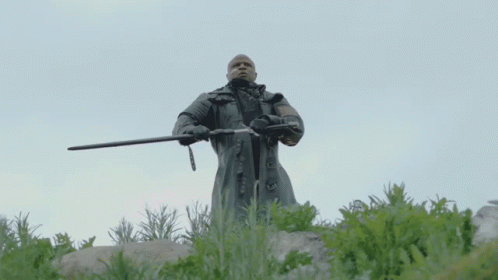 Man Pulling The Sword GIF
