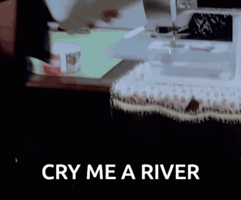 Man Pulling Tissue Cry Me A River GIF