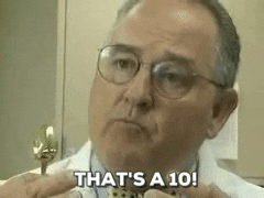 Man Rating Delicious Food GIF
