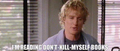 Man Reading Book Says I'm Reading Don't Kill Myself Books