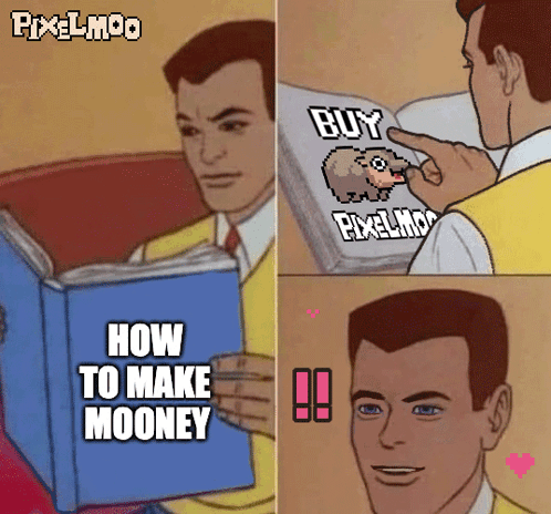 Man Reading How to Make Money Book