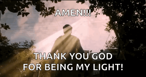 Man Riding Bike Saying Thank You God