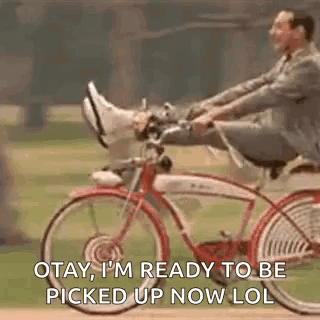 Man Riding Bike With Feet Up GIF
