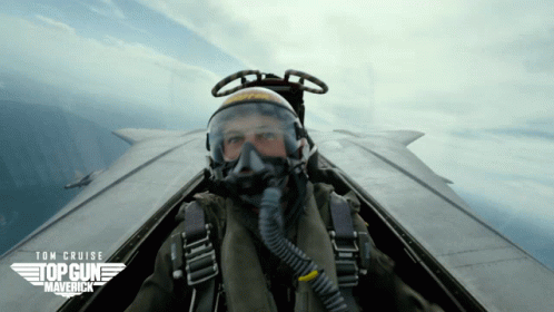 Man Riding Motorcycle with US Air Force Patch