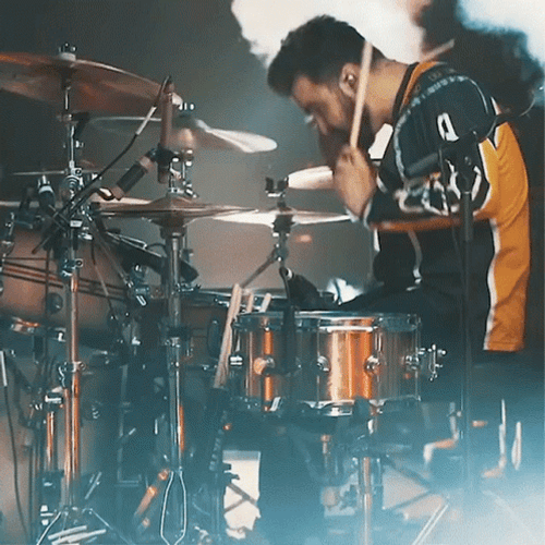 Man Rimshot Drumming GIF