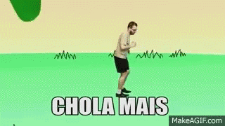 Man Running In Front Of Tree In Field GIF