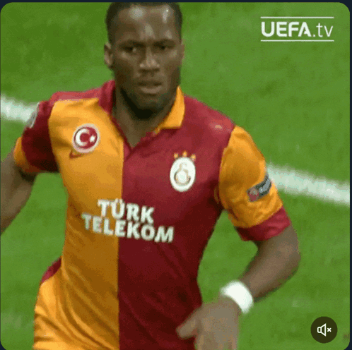 Man Running in Turk Telekom Jersey