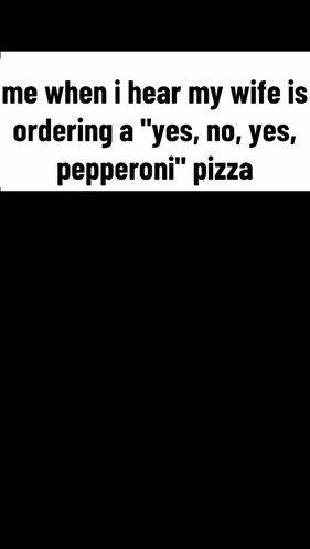 Man Running Me When Wife Orders Yes