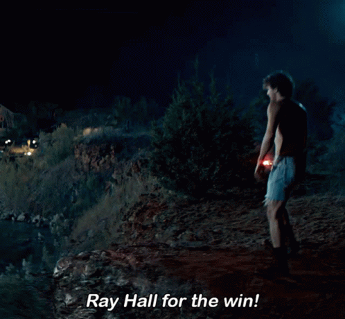 Man Running on a Hill Ray Hall for the Win