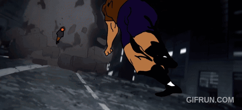 Man Running On Snow GIF